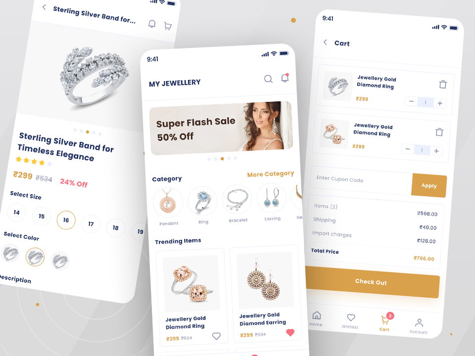 Jewellery Store E-commerce Mobile App